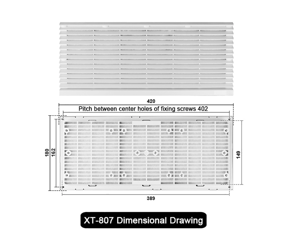 Cabinet Ventilation Window