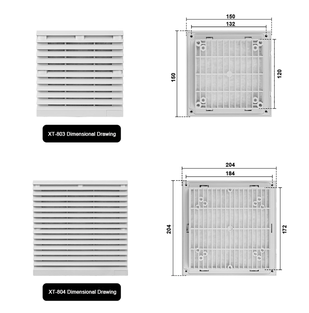 Cabinet Ventilation Window